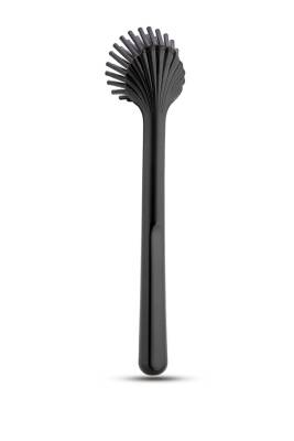 Silikon Bulaşık Yıkama Lavabo Temizleme Mutfak Tezgah Fırçası Siyah - 1